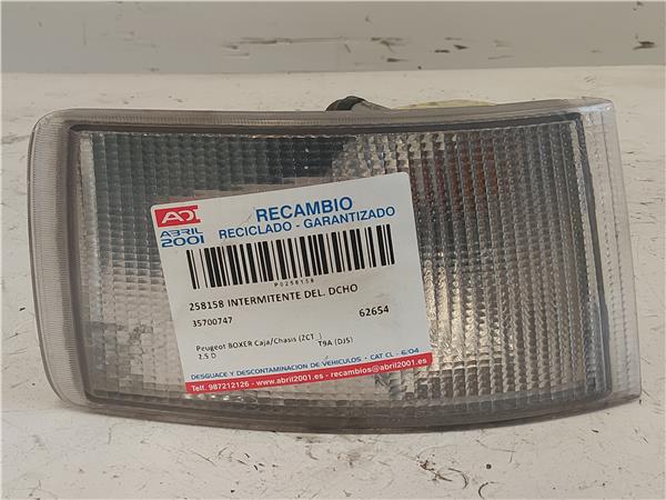 INTERMITENTE DEL. DCHO Peugeot boxer caja/chasis (zct_) 2.5 D T9A (DJ5) T9A(DJ5) 35700747 Delanteras delanteros Derechas derechos pilotos