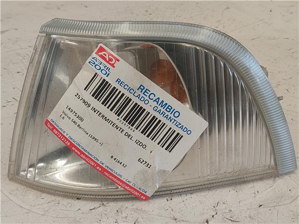 INTERMITENTE DEL. IZDO. Volvo s40 berlina (1995->) 1.6 B 4164 S2 B4164S2 14975300 AZUL Delanteras delanteros Izquierdas izquierdos pilotos