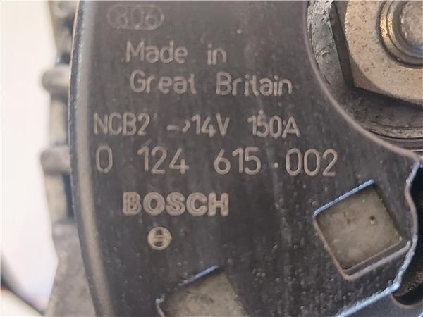 ALTERNADOR Citroen xantia berlina (1998->) 2.0 HDI 109 RHZ (DW10ATED) RHZ(DW10ATED) 0124615002 124615002 GRIS generador - Imagen 3