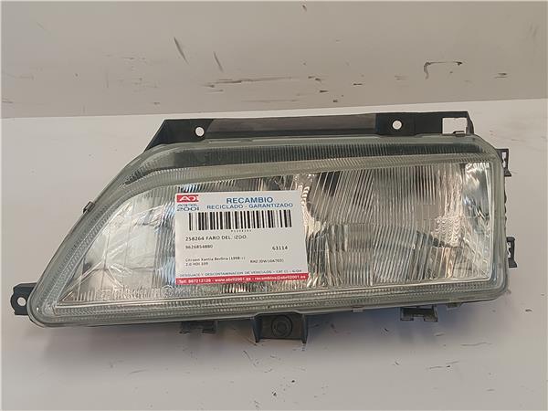 FARO DEL. IZDO. Citroen xantia berlina (1998->) 2.0 HDI 109 RHZ (DW10ATED) RHZ(DW10ATED) 9626854880 GRIS Bombillas Delanteras delanteros Izquierdas izquierdos Lámparas luces Luz Pilotos
