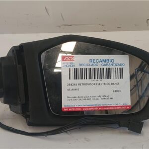 RETROVISOR ELECTRICO DCHO. Mercedes-Benz clase a (bm 169)(06.2004->) 2.0 A 180 CDI (169.007) [2,0 Ltr. - 80 kW CDI CAT] OM 640.940 OM640940 A3140402 NEGRO    Derecho Espejo