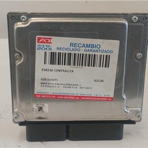 CENTRALITA BMW serie 3 berlina (e90)(2004->) 2.0 320d [2,0 Ltr. - 130 kW Turbodiesel CAT] N47 D20 A N47D20A 0281015075 281015075 GRIS    uce