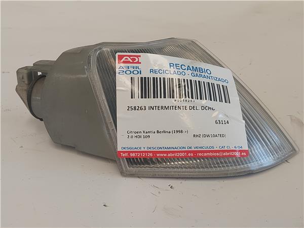 INTERMITENTE DEL. DCHO Citroen xantia berlina (1998->) 2.0 HDI 109 RHZ (DW10ATED) RHZ(DW10ATED) GRIS Delanteras delanteros Derechas derechos pilotos
