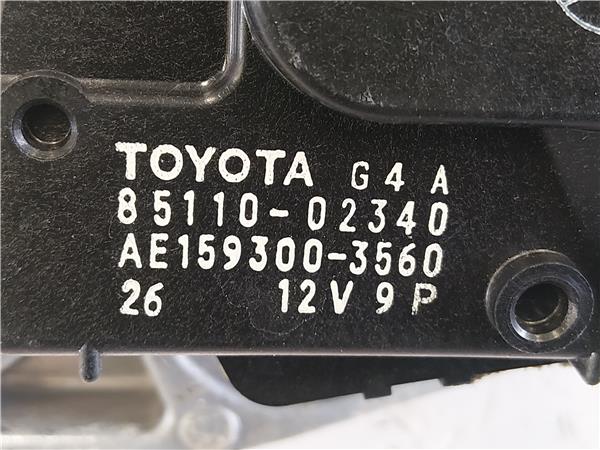 MOTOR LIMPIAPARABRISAS DEL. Toyota auris (e15)(10.2006->) 2.0 D-4D 1AD-FTV 1ADFTV 85110-02340 8511002340 BLANCO Delanteras delanteros - Imagen 3