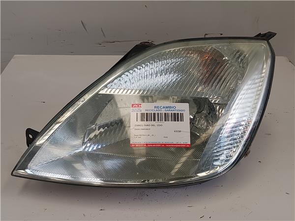 FARO DEL. IZDO. Ford fiesta v (jh_, jd_) 1.4 16V FXJB 2S6X13W030CE NEGRO Bombillas Delanteras delanteros Izquierdas izquierdos Lámparas luces Luz Pilotos