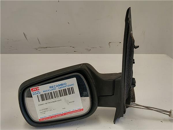 RETROVISOR IZDO. Ford fiesta v (jh_, jd_) 1.4 16V FXJB E11015782 NEGRO Espejo Izquierdo