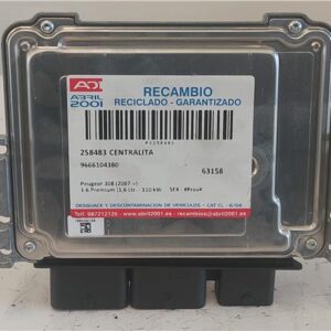 CENTRALITA Peugeot 308 (2007->) 1.6 Premium [1,6 Ltr. - 110 kW 16V Turbo] 5FX - #Prov# 5FXPROV 9666104380 GRIS    uce