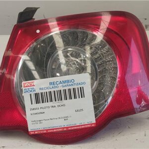 PILOTO TRA. DCHO. Volkswagen passat berlina (3c2)(2005->) 2.0 TDI 16V BKP 3C5945096H AZUL Bombilla Derecha derecho Faro Lámpara Luz Trasera trasero