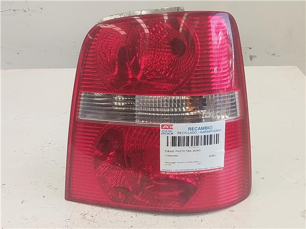 PILOTO TRA. DCHO. Volkswagen touran (1t1)(02.2003->) 2.0 TDI AZV 1T0945096C AZUL Bombilla Derecha derecho Faro Lámpara Luz Trasera trasero GNE