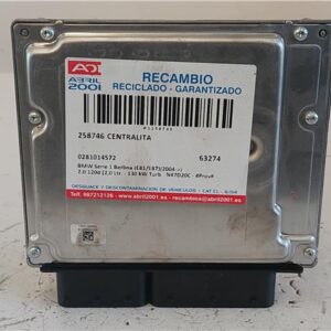 CENTRALITA BMW serie 1 berlina (e81/e87)(2004->) 2.0 120d [2,0 Ltr. - 130 kW Turbodiesel CAT] N47D20C - #Prov# N47D20CPROV 0281014572 281014572 ROJO    uce