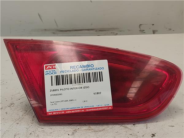 PILOTO INTERIOR IZDO. Seat leon (1p1)(05.2005->) 1.6 TDI CAYC 1P0945093 AZUL Izquierdas izquierdos LHW