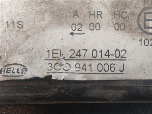 FARO DEL. DCHO Volkswagen passat berlina (3c2)(2005->) 2.0 TDI 16V BKP 3C0941006J AZUL Bombillas delanteras Delanteros Derechas Derechos Lámparas luces Luz piloto Pilotos - Imagen 4