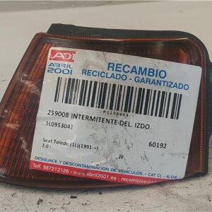 INTERMITENTE DEL. IZDO. Seat toledo (1l)(09.1991->) 2.0 i 2E 1L0953041 BLANCO Delanteras delanteros Izquierdas izquierdos pilotos
