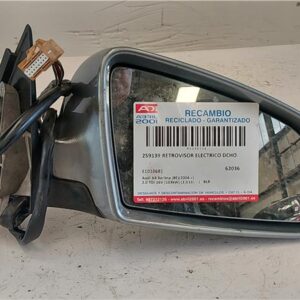 RETROVISOR ELECTRICO DCHO. Audi a4 berlina (8e)(2004->) 2.0 TDI 16V (103kW) [2,0 Ltr. - 103 kW TDI] BLB E1010681 GRIS    Derecho Espejo GYJ