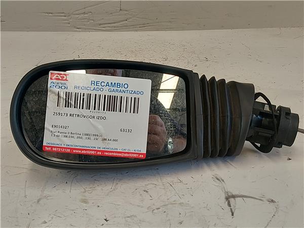 RETROVISOR IZDO. Fiat ii punto (188) berlina (1999->) 1.2 60 (188.030, .050, .130, .150, .230, .250) 188 A4.000 188A4000 E9014327 GRIS Espejo Izquierdo