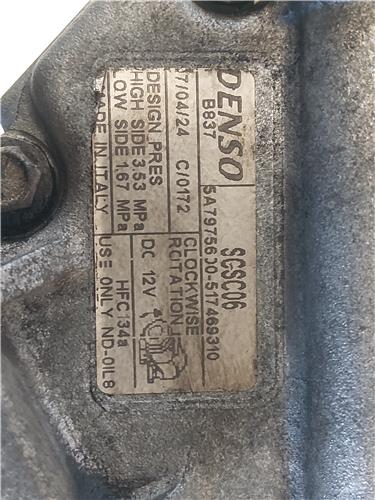 COMPRESOR AIRE ACOND. Fiat i doblo (223) cargo (2001->) 1.3 D Multijet 199 A2.000 199A2000 517469310 BLANCO Acondicionado - Imagen 3