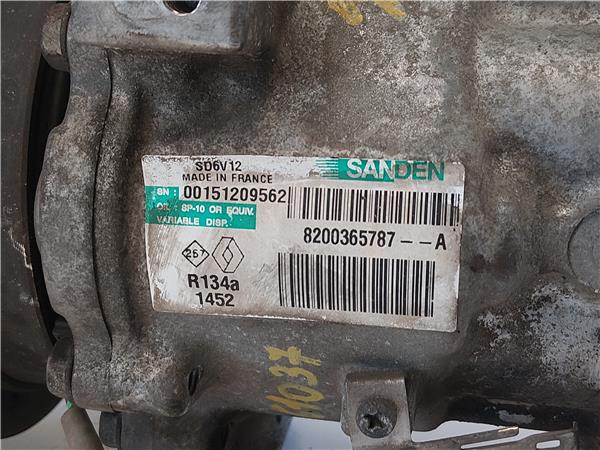 COMPRESOR AIRE ACOND. Nissan micra (k12e)(11.2002->) 1.5 dCi K9K 276 K9K276 8200365787A AZUL Acondicionado - Imagen 3