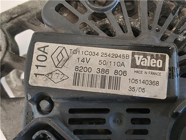 ALTERNADOR Nissan micra (k12e)(11.2002->) 1.5 dCi K9K 276 K9K276 8200386806 AZUL generador - Imagen 3