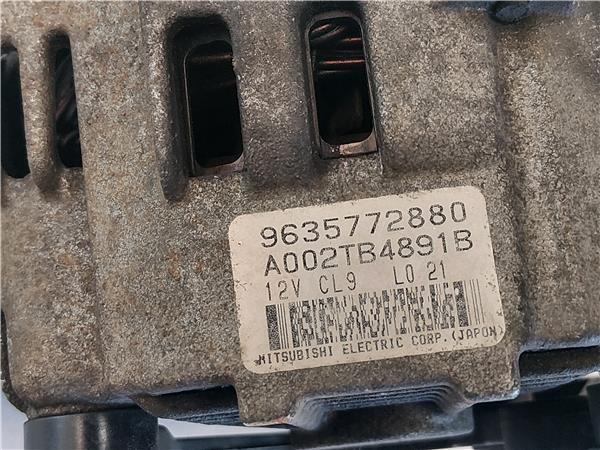 ALTERNADOR Fiat scudo combinato (220p) 2.0 JTD RHX 9635772880 BLANCO Y GRIS generador - Imagen 3