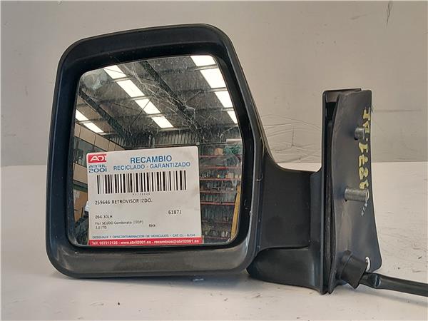 RETROVISOR IZDO. Fiat scudo combinato (220p) 2.0 JTD RHX 094-30LH 9430LH BLANCO Y GRIS Espejo Izquierdo