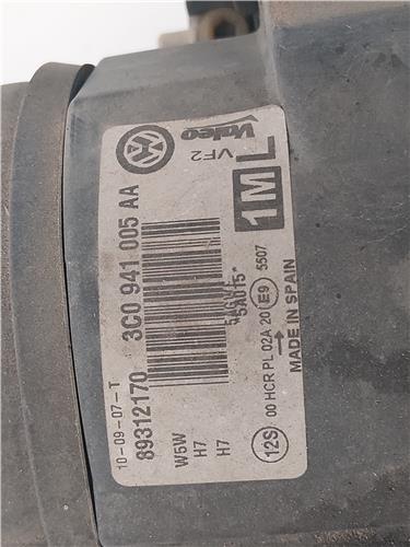 FARO DEL. IZDO. Volkswagen passat variant (3c5)(2005->) 2.0 TDI 16V BKP 3C0941005AA GRIS Bombillas Delanteras delanteros Izquierdas izquierdos Lámparas luces Luz Pilotos KDN - Imagen 3