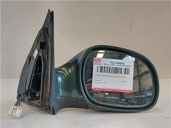 RETROVISOR ELECTRICO DCHO. Kia carnival (1999->) 2.9 TD J3 E4012107 AZUL Derecho Espejo