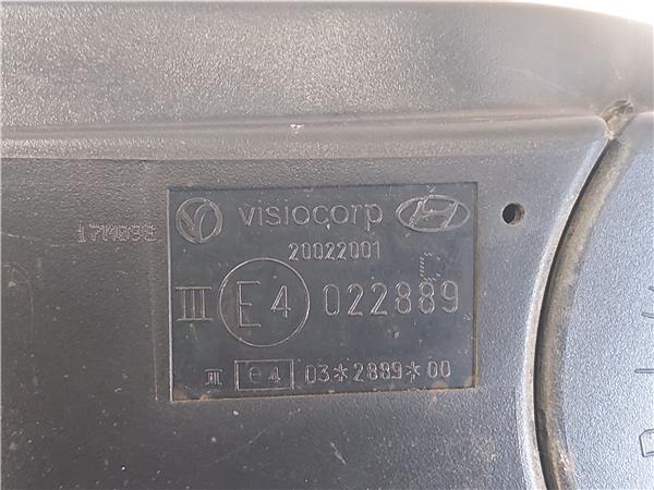 RETROVISOR IZDO. Hyundai i20 (pb)(2009->) 1.2 G4LA E4022889 ROJO Espejo Izquierdo - Imagen 3