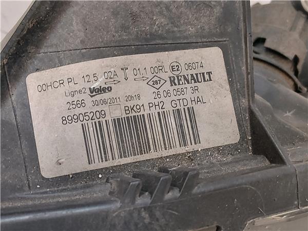 FARO DEL. IZDO. Renault laguna iii berlina (2007->) 2.0 dCi (BT0K, BT0J, BT1A, BT1D) M9R 814 - #Prov# M9R814PROV 89905209 GRIS Bombillas Delanteras delanteros Izquierdas izquierdos Lámparas luces Luz Pilotos PK4004 - Imagen 3