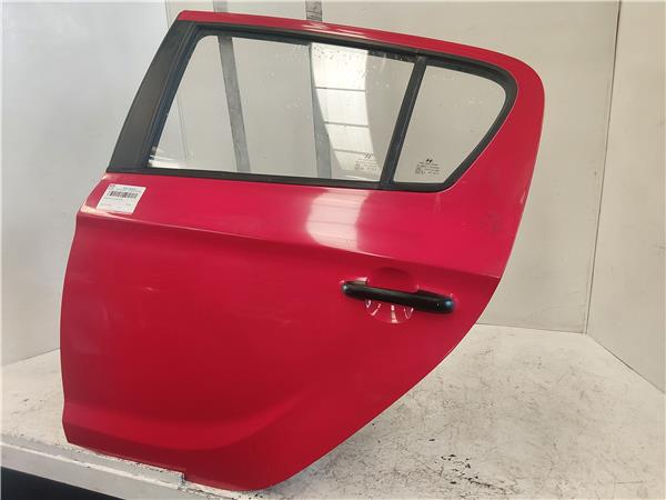 PUERTA TRA. IZDA. Hyundai i20 (pb)(2009->) 1.2 G4LA ROJO Izquierda izquierdas Trasera traseras - Imagen 3