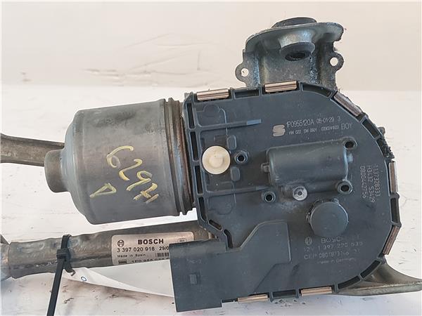MOTOR LIMPIAPARABRISAS DEL. Seat leon (1p1)(05.2005->) 2.0 TDI BMN 1397220535 NEGRO Delanteras delanteros - Imagen 2