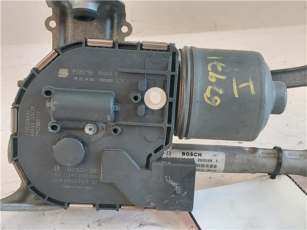 MOTOR LIMPIAPARABRISAS DEL. Seat leon (1p1)(05.2005->) 2.0 TDI BMN 1397220534 NEGRO Delanteras delanteros - Imagen 2
