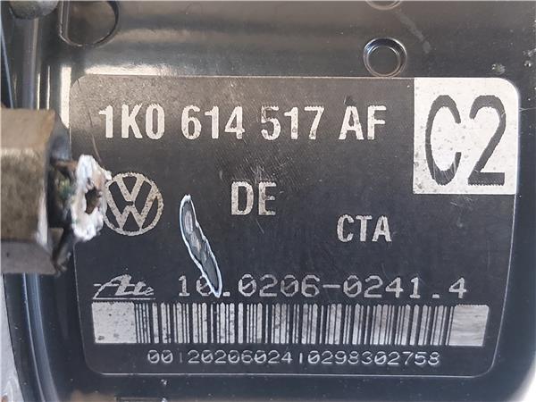 NUCLEO ABS Seat leon (1p1)(05.2005->) 2.0 TDI BMN 1K0614517AF NEGRO modulador - Imagen 3