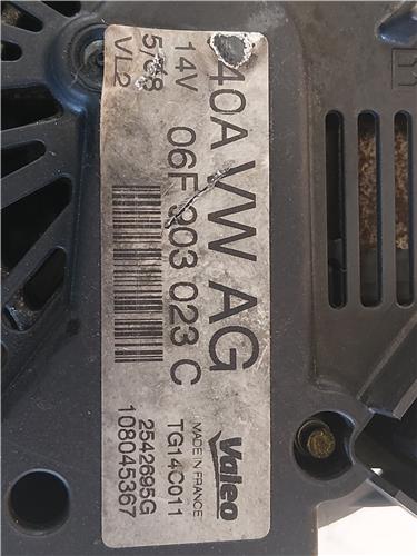 ALTERNADOR Seat leon (1p1)(05.2005->) 2.0 TDI BMN 06F903023C 6F903023C NEGRO generador - Imagen 4