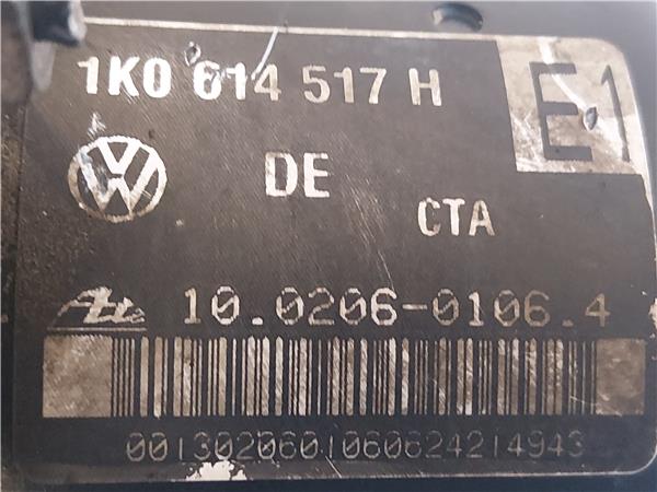 NUCLEO ABS Volkswagen golf v (1k1)(2003->) 1.9 TDI BKC 1K0614517H NEGRO modulador GQQ - Imagen 3
