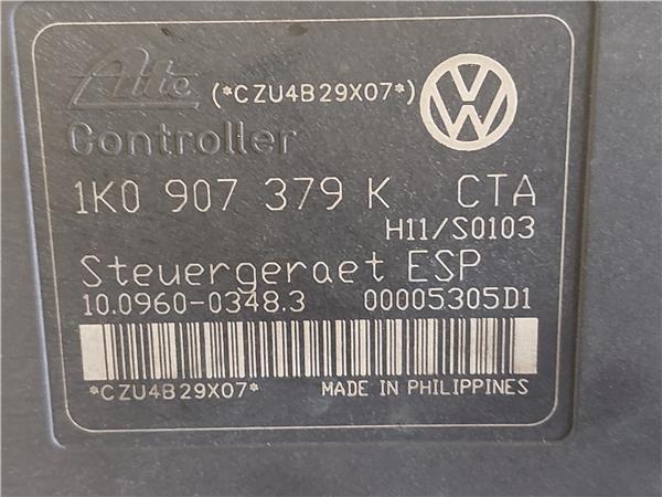NUCLEO ABS Volkswagen golf v (1k1)(2003->) 1.9 TDI BKC 1K0614517H NEGRO modulador GQQ - Imagen 4