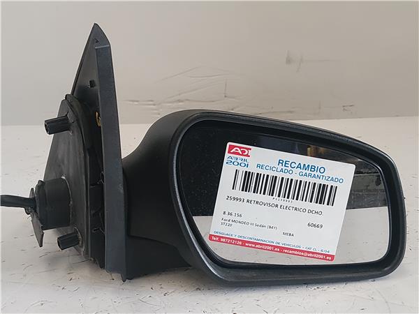 RETROVISOR ELECTRICO DCHO. Ford mondeo iii sedán (b4y) ST220 MEBA 8.36.156 836156 AZUL Derecho Espejo
