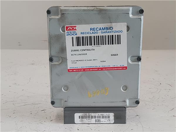 CENTRALITA Ford mondeo iii sedán (b4y) ST220 MEBA 4S7A12A650GB AZUL uce