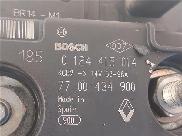ALTERNADOR Renault laguna ii (bg0)(2001->) 1.6 16V (BG0A, BG0L) G / K4M D7 - #Prov# GK4MD7PROV 0124415014 124415014 GRIS generador - Imagen 4