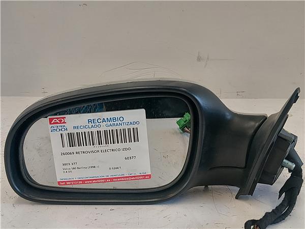 RETROVISOR ELECTRICO IZDO. Volvo s80 berlina (1998->) 2.4 D5 D 5244 T D5244T 3003-377 3003377 GRIS Espejo Izquierdo