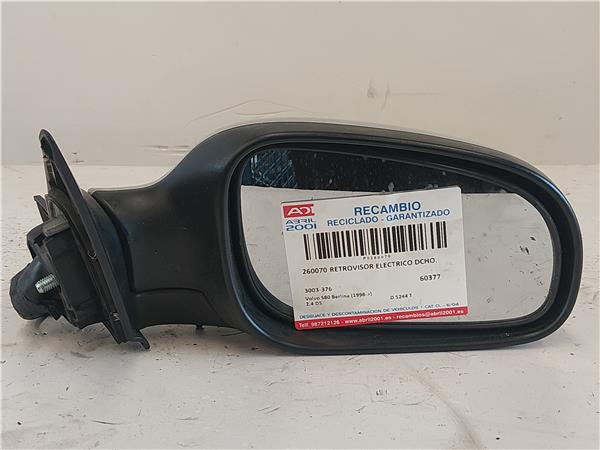 RETROVISOR ELECTRICO DCHO. Volvo s80 berlina (1998->) 2.4 D5 D 5244 T D5244T 3003-376 3003376 GRIS Derecho Espejo