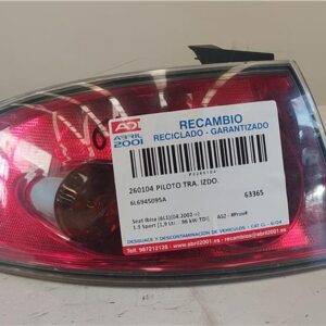 PILOTO TRA. IZDO. Seat ibiza (6l1)(04.2002->) 1.9 Sport [1,9 Ltr. - 96 kW TDI] ASZ - #Prov# ASZPROV 6L6945095A GRIS    Bombilla Faro Izquierdo Lámpara lateral Luz Trasero