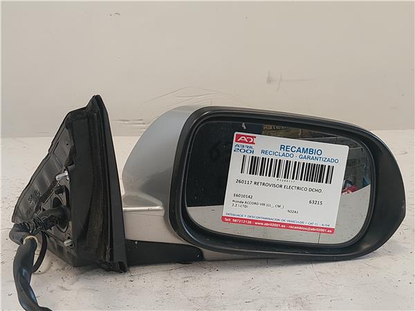 RETROVISOR ELECTRICO DCHO. Honda accord viii (cl_, cm_) 2.2 i-CTDi N22A1 E6010142 GRIS Derecho Espejo