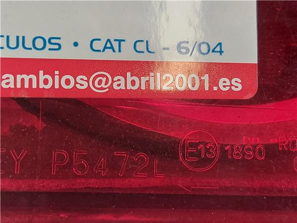 PILOTO TRA. IZDO. Honda accord viii (cl_, cm_) 2.2 i-CTDi N22A1 P5472L GRIS Bombilla Faro Izquierdo Lámpara lateral Luz Trasero - Imagen 4