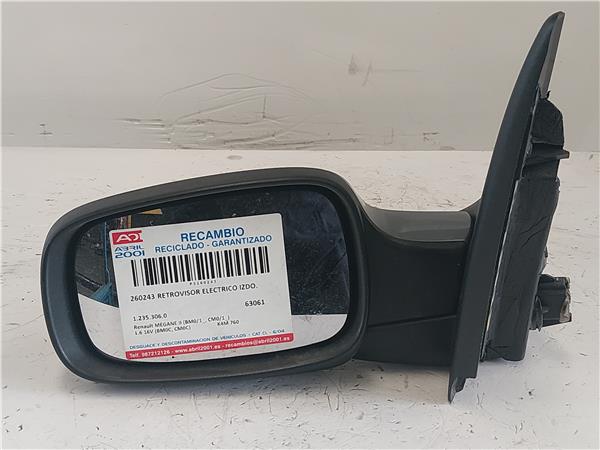 RETROVISOR ELECTRICO IZDO. Renault megane ii (bm0/1_, cm0/1_) 1.6 16V (BM0C, CM0C) K4M 760 K4M760 1.235.306.0 12353060 AZUL METALIZADO Espejo Izquierdo