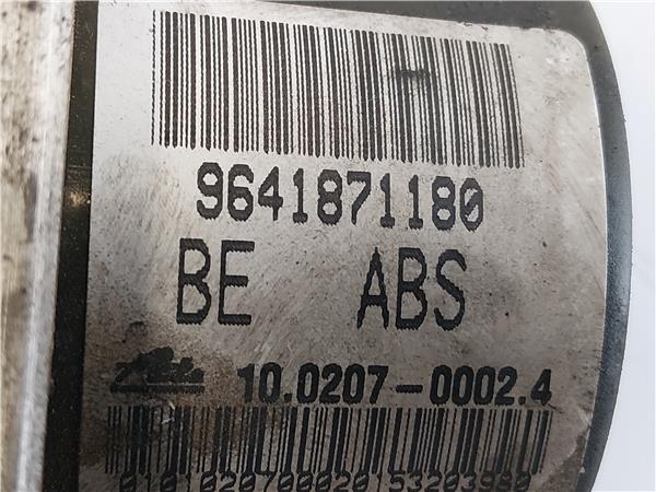 NUCLEO ABS Peugeot 206 (1998->) 1.6 16V NFU (TU5JP4) NFU(TU5JP4) 9641871180 NEGRO modulador - Imagen 3