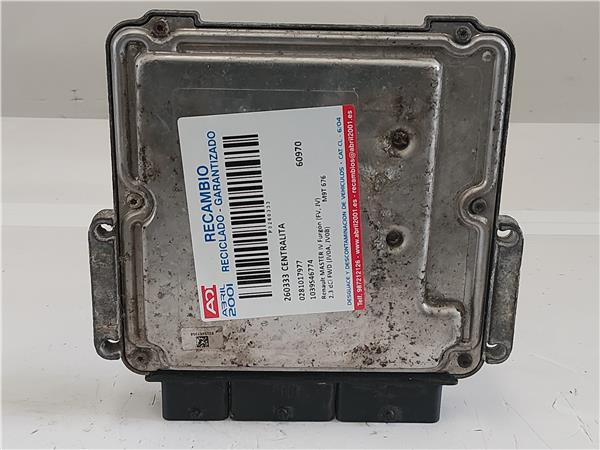 CENTRALITA Renault master iv furgón (fv, jv) 2.3 dCi FWD (JV0A, JV0B) M9T 676 M9T676 1039S46774 0281017977 281017977 BLANCO uce PF6018