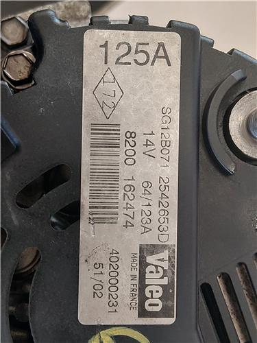 ALTERNADOR Renault laguna ii (bg0)(2001->) 1.9 dCi (BG0G) F9Q 750 F9Q750 2542653D GRIS generador - Imagen 4