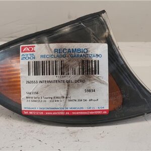 INTERMITENTE DEL. DCHO BMW serie 3 touring (e46)(1999->) 2.0 320d [2,0 Ltr. - 110 kW 16V Diesel CAT] M47N 204 D4 - #Prov# M47N204D4PROV SAE1156 AZUL    Delanteras delanteros Derechas derechos pilotos