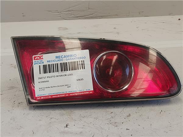 PILOTO INTERIOR IZDO. Seat cordoba berlina (6l2)(09.2002->) 1.9 TDI AXR 6L5945093 NEGRO Izquierdas izquierdos
