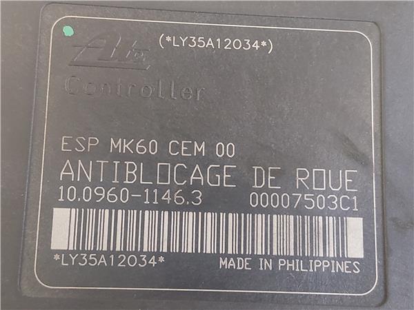 NUCLEO ABS Citroen c5 berlina (2004->) 1.6 HDi (RC8HZB) D-9HZ - #Prov# D9HZPROV 9656419780 NEGRO modulador 20DM65 - Imagen 4